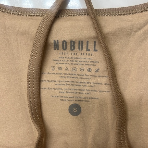 SAND MATTE NOBULL SPORTS BRA - Picture 4 of 5